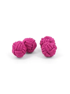 Maison du Bouton de Manchette Passementerie|Bouton De Manchette Rond*Passementerie fuchsia Bombay