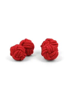 Maison du Bouton de Manchette Passementerie|Bouton De Manchette Rond*Passementerie rouge Bombay