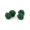 Maison du Bouton de Manchette Passementerie|Bouton De Manchette Rond*Passementerie vert anglais Bombay