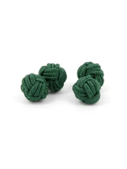 Maison du Bouton de Manchette Passementerie|Bouton De Manchette Rond*Passementerie vert anglais Bombay