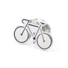 The Nines Pin'S*Pin's vélo de course bleu