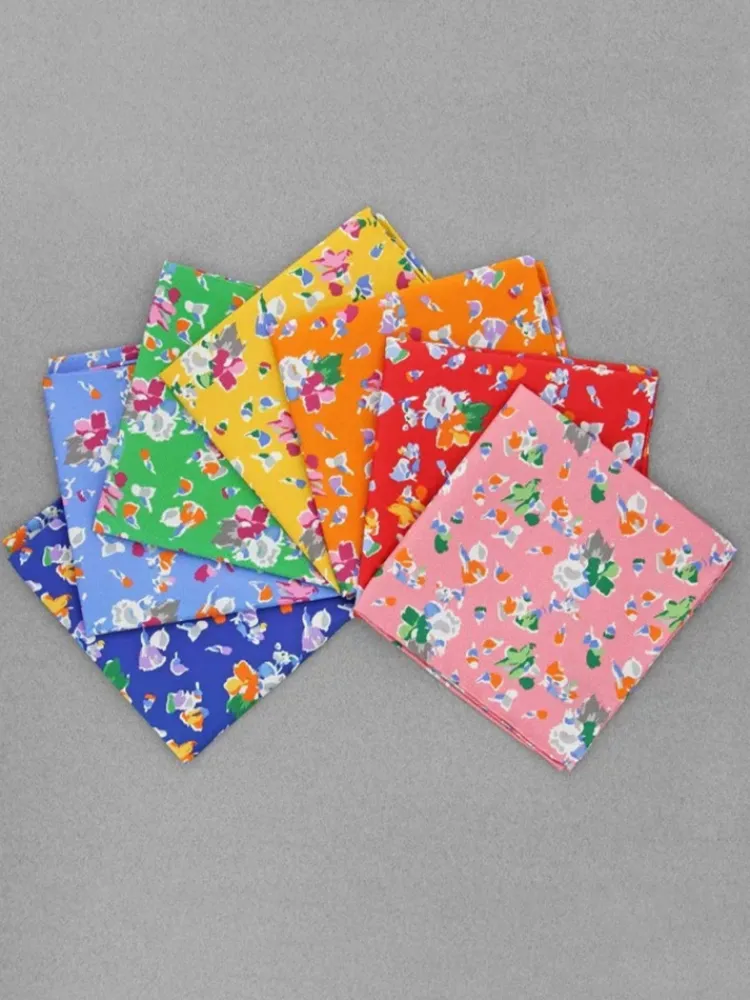 The Nines Pochette Costume|Pochette Costume*Pochette de costume à fleurs vert