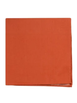 The Nines Pochette Costume|Pochette Costume*Pochette de costume en soie terracotta Amalfi