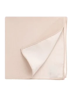 The Nines Pochette Costume|Pochette Costume*Pochette de costume en soie rose nude Amalfi