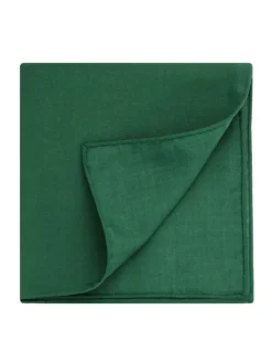 The Nines Pochette Costume|Pochette Costume*Pochette de costume en soie vert anglais Amalfi