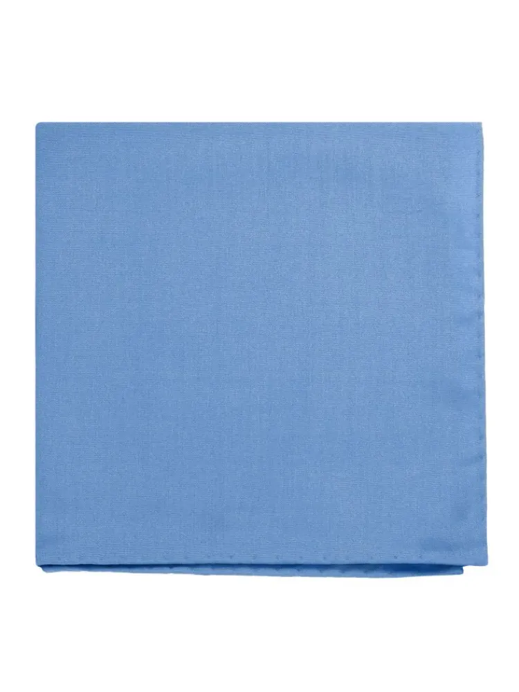 The Nines Pochette Costume|Pochette Costume*Pochette de costume en soie bleu roi Amalfi