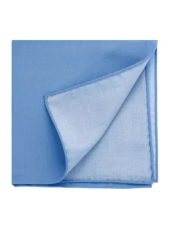 The Nines Pochette Costume|Pochette Costume*Pochette de costume en soie bleu roi Amalfi