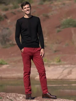 The Nines Pull Col Rond*Pull col rond en laine vierge noir