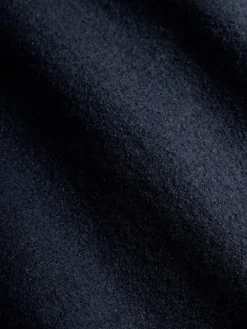 The Nines Surchemise*Surchemise en laine bouillie bleu marine