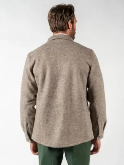 The Nines Surchemise*Surchemise en laine bouillie beige