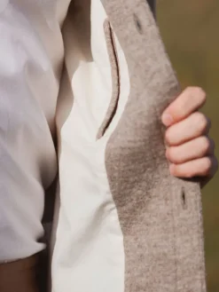 The Nines Surchemise*Surchemise en laine bouillie beige