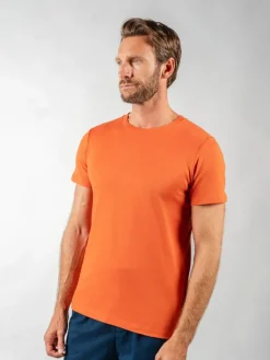 The Nines T-Shirt Lin*T-shirt en lin et coton bio terracotta