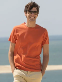 The Nines T-Shirt Lin*T-shirt en lin et coton bio terracotta