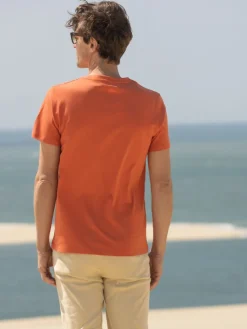 The Nines T-Shirt Lin*T-shirt en lin et coton bio terracotta