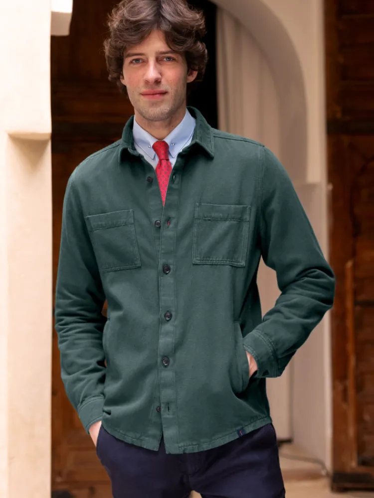 The Nines Veste De Travail*Veste de travail vert trekking